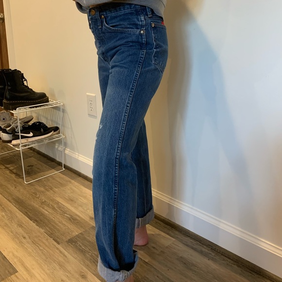 Vintage Wrangler Jeans With Patches - Picture 2 of 7